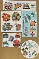 Hawaii Scrapbook Cardmaking Lot! Stickers, Etc. Jolee’s Boutique, Creative Imag.