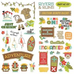 SS Foam Stickers Disney Adventure at the Park Riverboat Cruisin’ Jungle Tiki Hat
