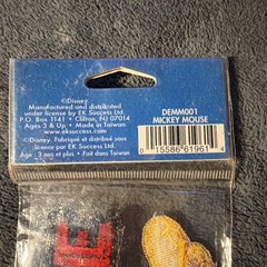 MICKEY MOUSE TITLE Embroidered Stickers (8pc)Disney•Gloves•Head Icons•Disneyland