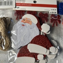 Recollections Paper Crafts Christmas Scrapbook Sticker Garland Lot of 6 Glitter