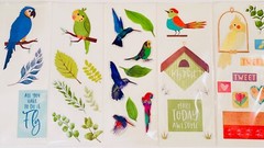 399+ Bird botanical nature stickers for scrapbooking paper crafts decals vinyl +