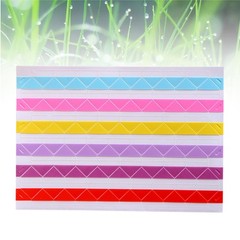 Scrapbook Photo Corner Sticker Set Assorted Colors Lightweight and Practical