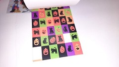 Lot Vintage Hallmark AGC Halloween Stickers Hologram Flocked Google Eyes 80s 90s