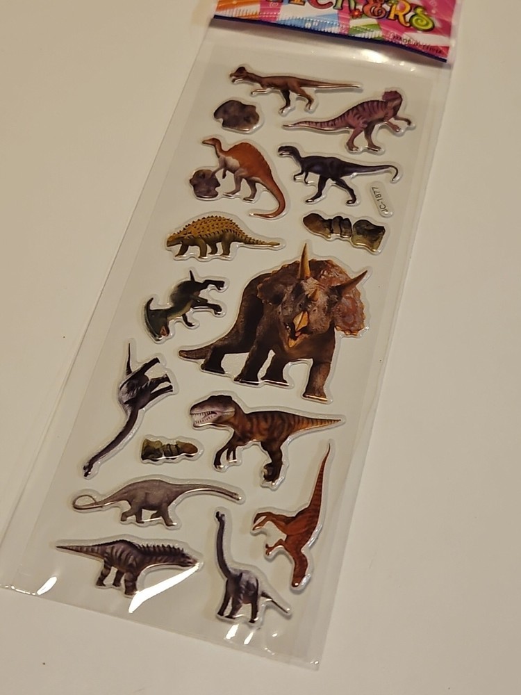 Realistic 3D Dinosaur Dino Stickers Planner Teacher Supply Papercraft DIY
