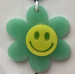 2 Packs The Paper Studio Flower Happy Face Charms Hobby Lobby Exclusive NEW