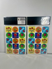 School Tools Scented Stickers 45 Count Lot of 2 Nice Great Wow
