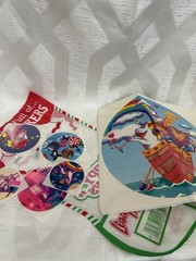 Lisa Frank Christmas Stocking vintage stickers