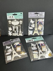 jolee’s boutique Dimensional stickers Paris Eiffel Tower 4 Sheets 32 Stickers
