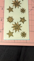 Vintage Sandylion Stickers Gold Stars Starburst Celestial Bonus 2nd Sheet Pack