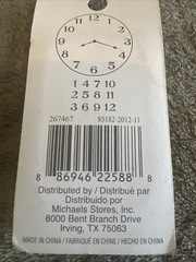 Clock Numbers Black 1/2 Inc Tall 15 PCs ArtMinds New DIY CRAFTS SCRAPBOOK