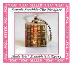 Scrabble Tile Resin Epoxy Domes Epoxy Stickers 20MM x 18MM Epoxy Sticker Seals