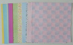 Vtg Scrapbook Supplies Lot 125 Pcs – Cardstock Stickers Die Cuts Frames Sheets