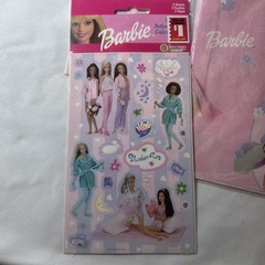 Vintage Barbie Party Lot Stickers Gift Wrap Party Favors Notepad Unused Y2K 2000