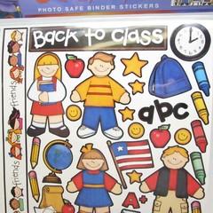 StickerKins Photo Safe Binder School Scrapbooking Crafts 2 Packages50+ Stickers