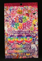 Lisa Frank – Sticker Book – Over 600 Stickers – 5 Sheets – Official Lisa Frank