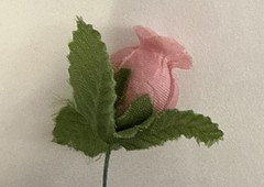 MAUVE ROSEBUD Silk Fake Flower Heads(12pc)Blooming•Flower Heads•Garden•Florals•