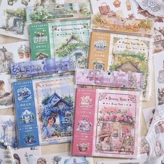 Garden Journaling Stickers – 50 Sheets Washi for Scrapbooking Crafts