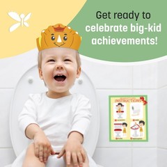 Dinosaur Potty Training Chart for Toddlers, 194 Stickers, Reward Set