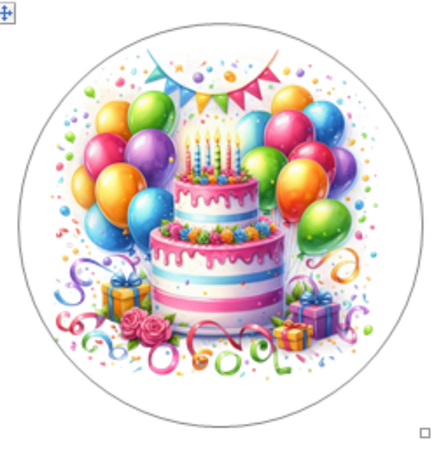 Happy Birthday Handmade Stickers Scrapbook Planner Envelope Label Colorful Cake