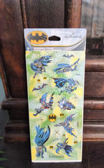 Hallmark Holographic BATMAN themed sticker set~BNIP~Nice! Quick Ship