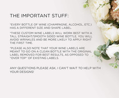 Pregnancy Reveal Wine Label Stickers for Family, Friends, 3X Small Labels, Grand