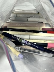 Calligraphy Kit Lot Book Tombow Markers Stencils Stickers Art Bundle Scrapbook
