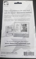 American Traditional Design Chipboard Embellishments-After 5 Chipboard Stickers