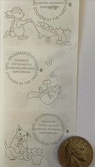 GARDENING TIME Stickers(10pc) Mrs.Grossman’s…Flowers…Wheelbarrow…Card Making…