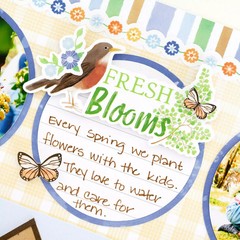 Creative Memories Birds & Blossoms Stickers (3/pk)