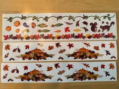 Creative Memories Mrs Grossman Border Stickers Lot Christmas Fall Music