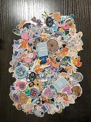 50 mini mystery bundle of stickers, tiny stickers, phone case, laptop, ephemera