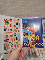 Vintage Sandylion Mrs. Grossman’s Circus Birthday Party Sticker Sheet Book Lot