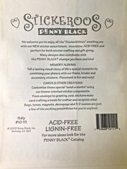 Set of 2 Sheets of Vintage Travel Sticker; Italy & New York by Penny Black – NEW