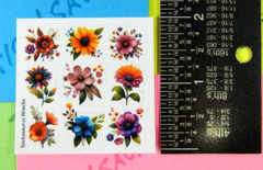 Micro Wild Flowers Mini Sticker Sheet