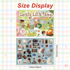 1234 Pcs Japanese Sticker -Lovely Little Things | 30 Sheets INS Style Cute Cart
