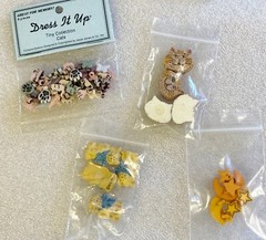 5 Diff Sets Deco Cat Embellishments- Resin-Wood-Etc Assorted Brands -You Choose