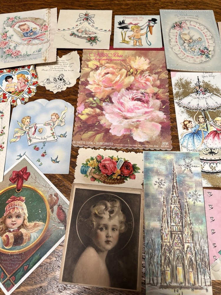 Vintage Ephemera Huge Lot- 110 +unique Items For Junk Journaling & Mixed Media*