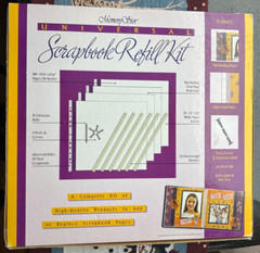 MEMORY STAR UNIVERSAL SCRAPBOOK REFILL KIT 100 PAGES 50 SHEET POSTS SCREWS NIB