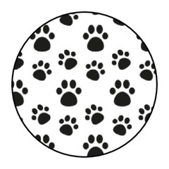 Dog paw envelope seals, stickers, labels, tags puppy