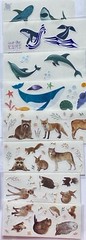 250+ Stickers | Animal Bird Aquarium SEA LIFE Creatures Floral Insect MXD Themes