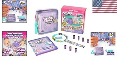 STICKI Rolls Series 2: 120 Restickable Mini Stickers with Activity Pages for Fun