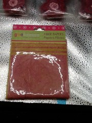 12 Packs Offray Stylish Accents Beaded Crochet Hot Pink Flower Fiber Paper Pink