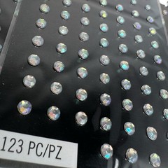 10 Jolee’s Boutique All That Bling Adhesive Sparkly Clear Iridescent Rhinestone