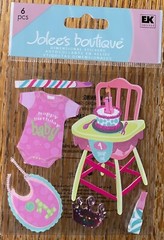 RARE Jolees Happy Birthday Baby Girl I’m 1 Year Old 1st First High Chair Cake 3D