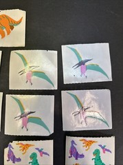 VTG Mrs Grossman’s 1993 Dinosaur Sticker Set 16 Sheets #2