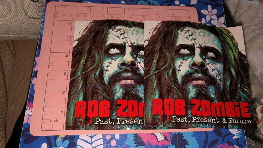 Rob Zombie Past Present & Future Promotional Sticker Lot Of 2 READ