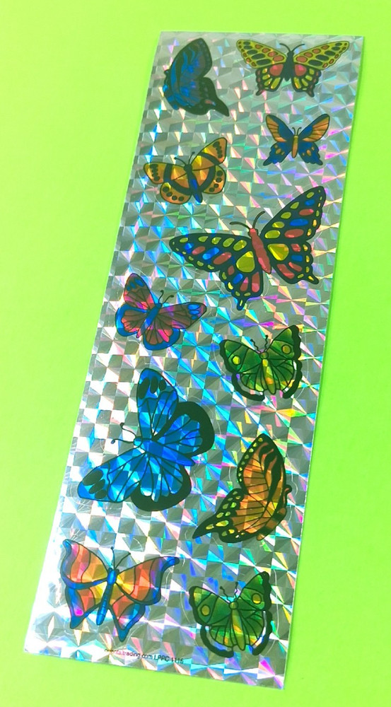 Prismatic Butterflies Sticker Sheet
