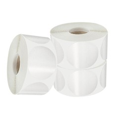 Round Transparent Stickers 3000PCS Self Adhesive Wrapping Box Sealing Clear