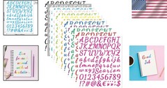 Vibrant Waterproof Alphabet Stickers – 912 Vinyl Decals for Any Surface