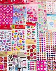 Love Heart Themed 559+ Stickers 4 Kids Teens Teachers Party Gifts DIY Cards